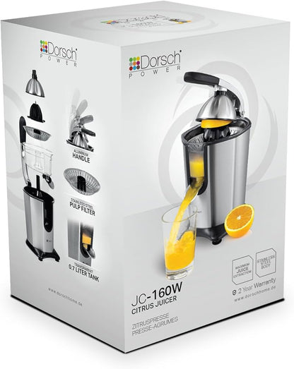 DORSCH Citrus Juicer + 6 Cups - 160W