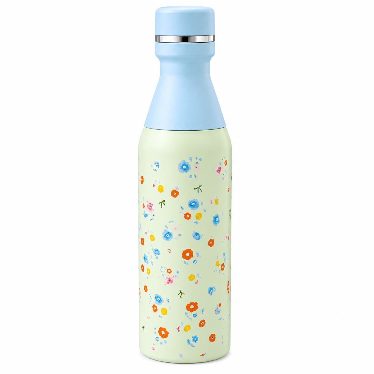 Floral Printed Insulated Stainless Steel Bottle