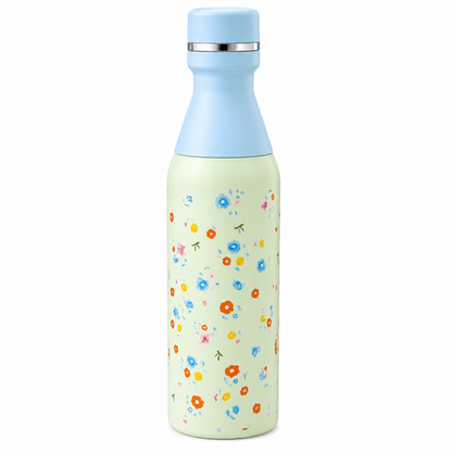 Floral Printed Insulated Stainless Steel Bottle