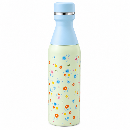 Floral Printed Insulated Stainless Steel Bottle