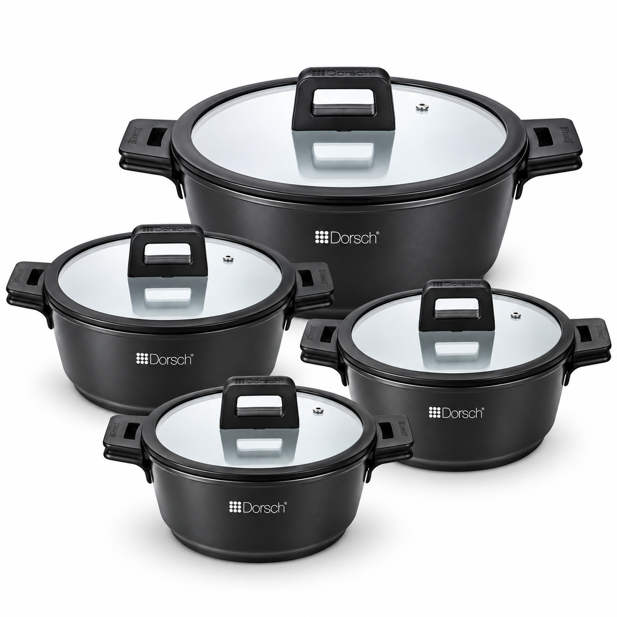 DORSCH Lifetime Ceramic Cookware Set – 4 pcs