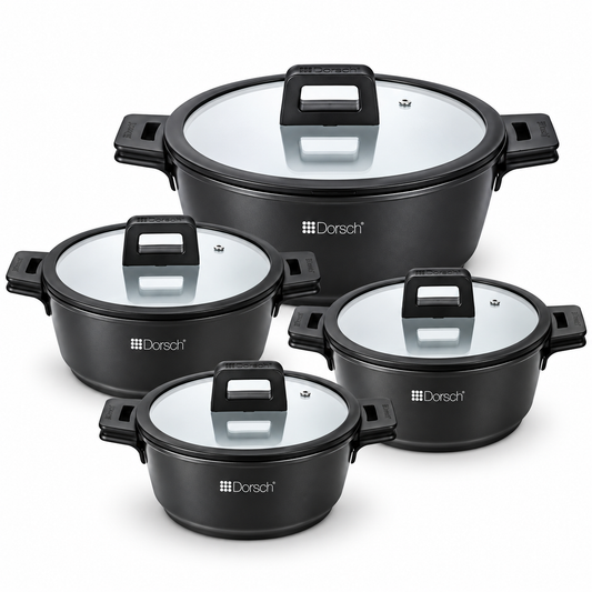 DORSCH Lifetime Ceramic Cookware Set – 4 pcs