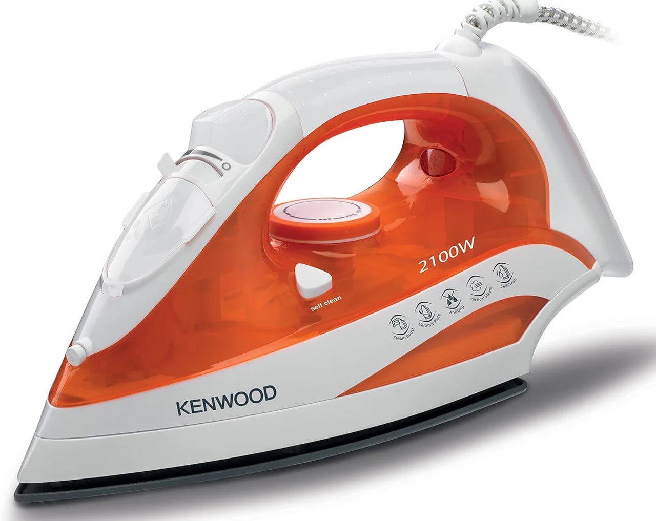 Kenwood Steam Iron Ceramic Whor – Orange | STP50.000