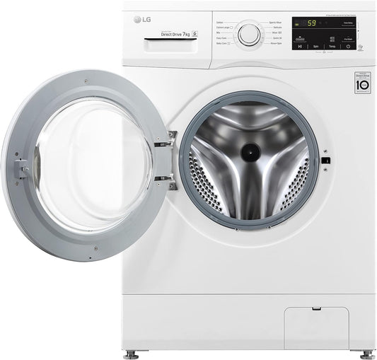 LG Washing Machine 7KG  1200RPM WJ3H20WQG White