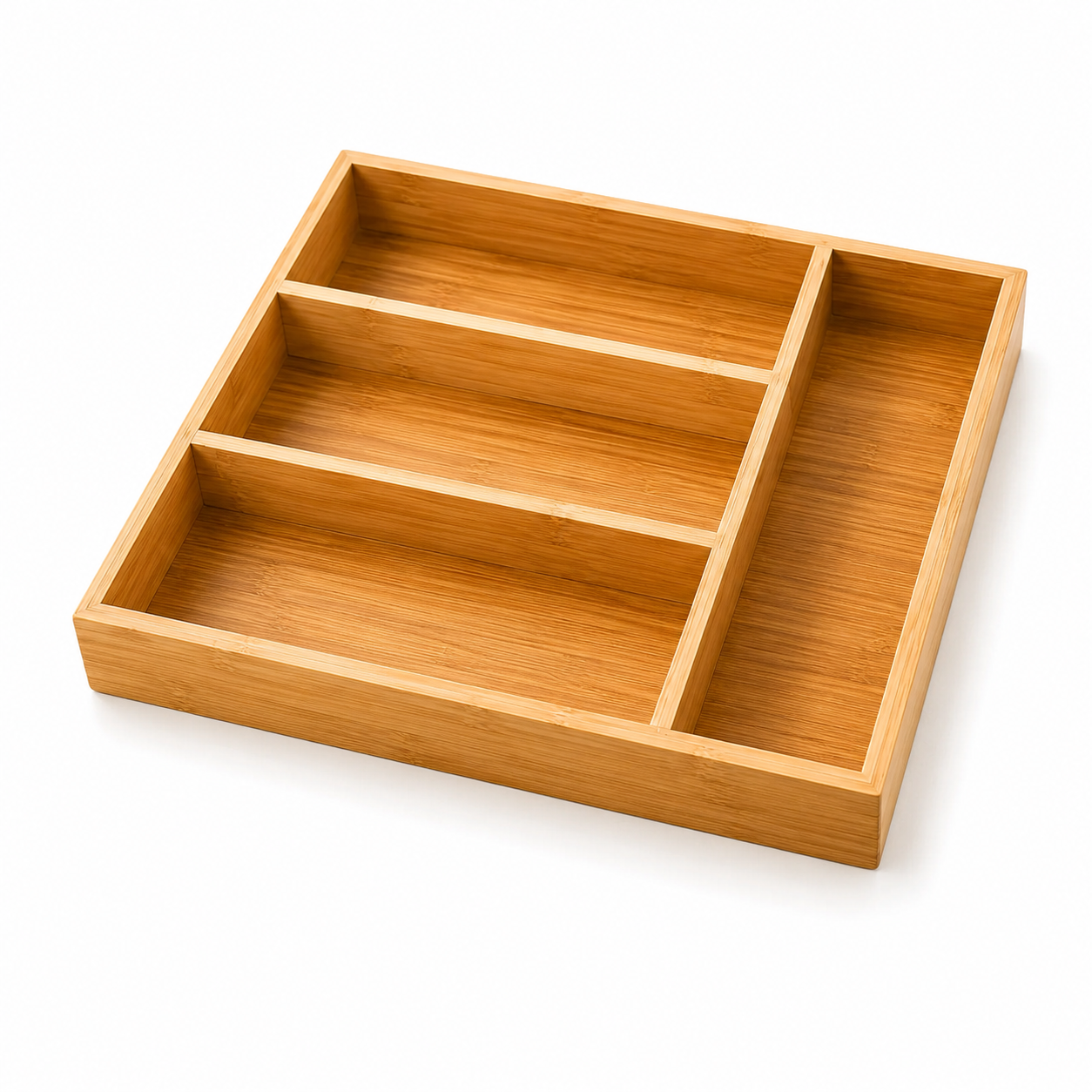 Bamboo Cutlery Organizer (Drawer Tray)