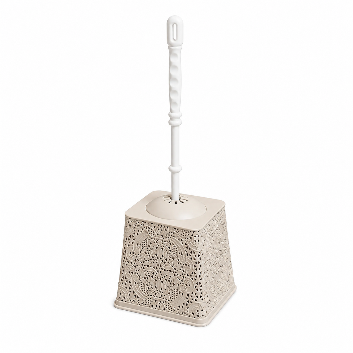 Luxury Floral Toilet Brush Holder
