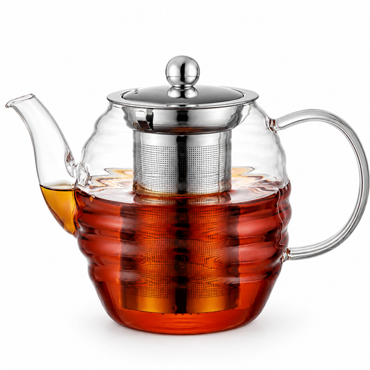 DORSCH Glass Wavy Kettle, 1200 ml Capacity
