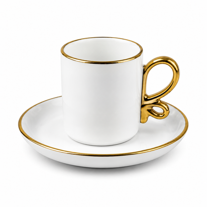 Prestige White & Gold Coffee Collection