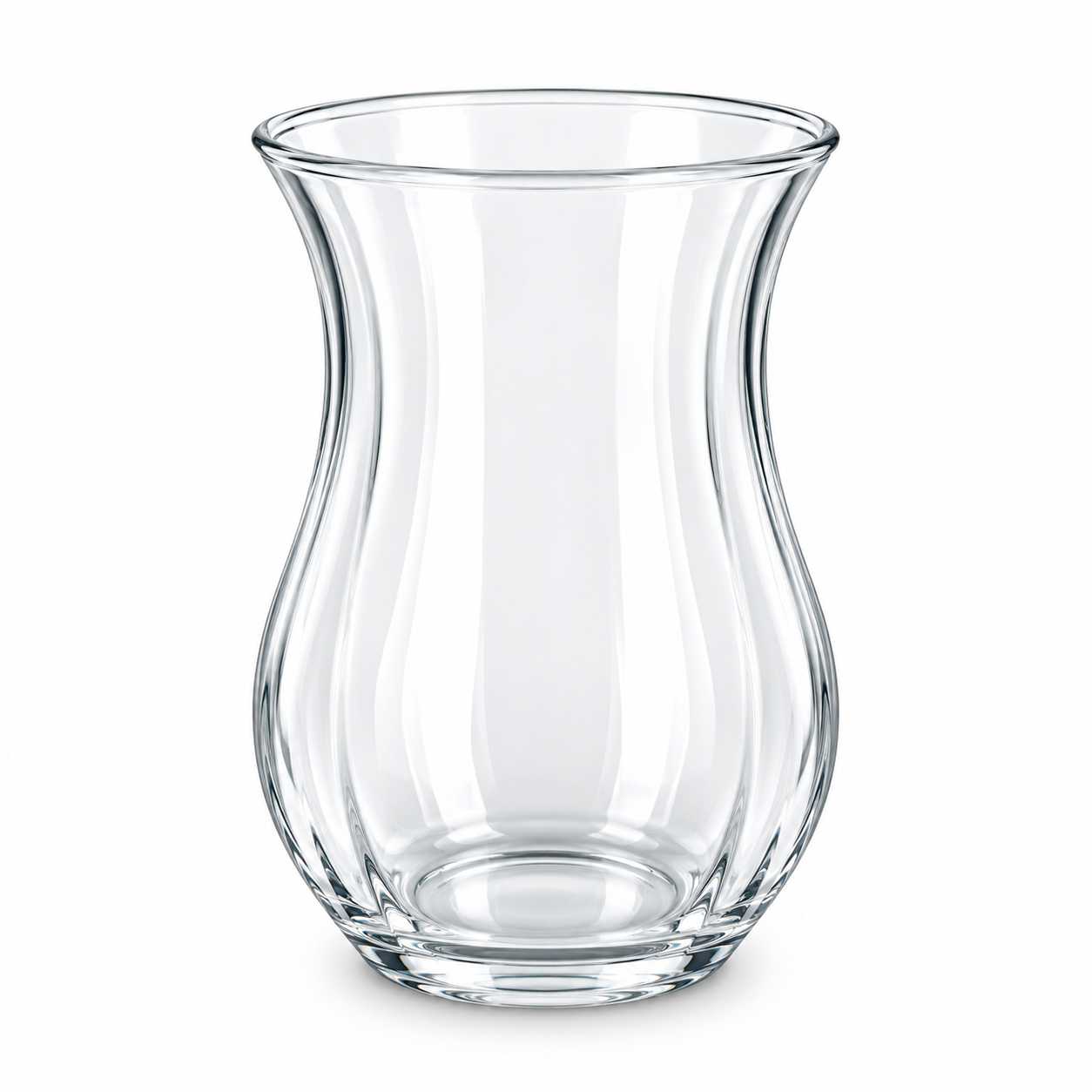 Tulip-Shaped Tea Glass