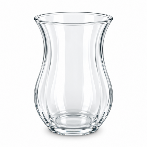 Tulip-Shaped Tea Glass