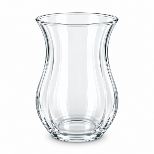 Tulip-Shaped Tea Glass