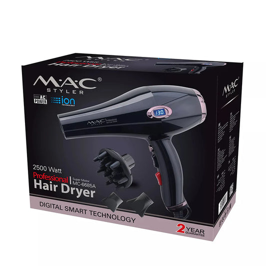 MAC HAIR DRYER + STYLER  PROFESSIONAL