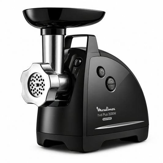 MOULINEX Meat Mincer | HV8 Plus 4IN1 Meat Grinder | 2000 Watts | Black | Stainless Steel |  | ME682827