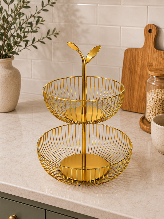 Two-Tier Serving Stand