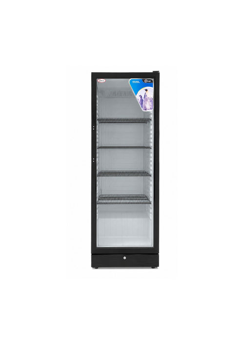 AGA Refrigerator Glass Door 450D Black
