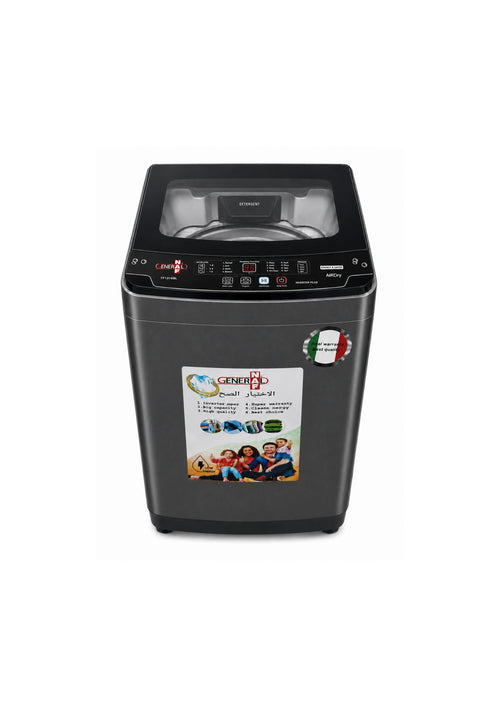 GENERAL NAF Washing Machine  Top Loading  10.5KG TP105 Dark Silver
