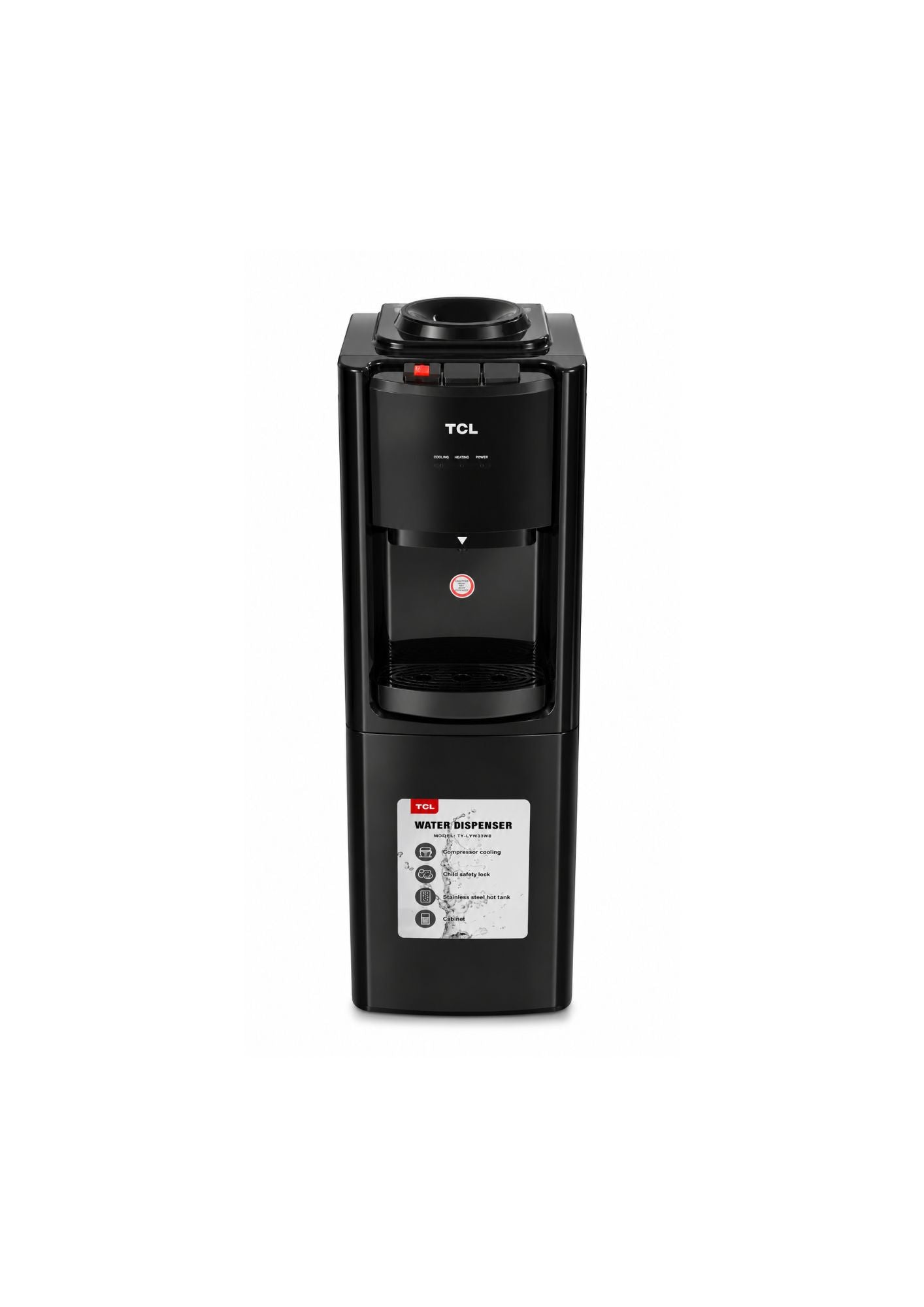 TCL Water Dispenser TY-LWYR33W/B  Black