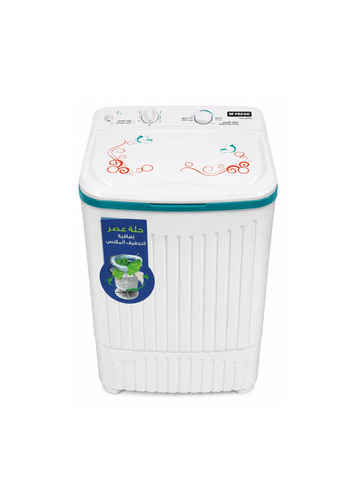 Fresh Small Double Washing Machine 4kg FWS400VD White