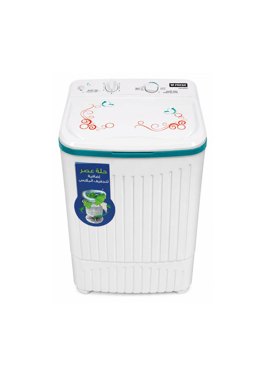 Fresh Small Double Washing Machine 4kg FWS400VD White