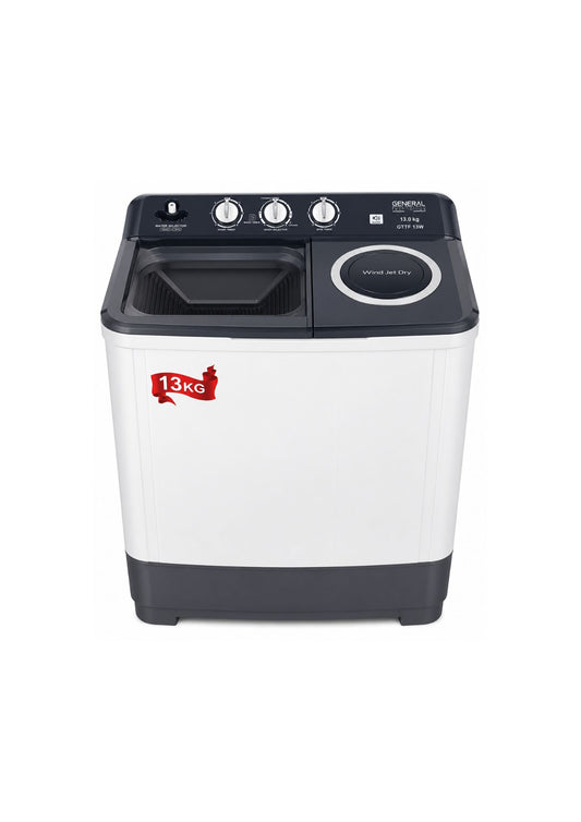 General Technology Double Washing Machine 13 kg GTTT-13/B White