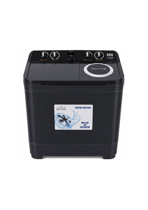 Aga Double Washing Machine 16kg AG-16000 Black