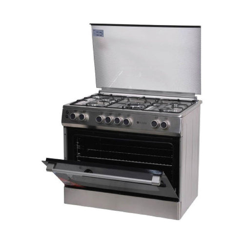 LUXELL GAS COOKER 6 BURNERS GN-96 90*60 INOX