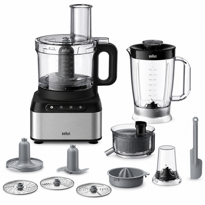 Braun Food Processor FP-3235, 12 In 1, Black