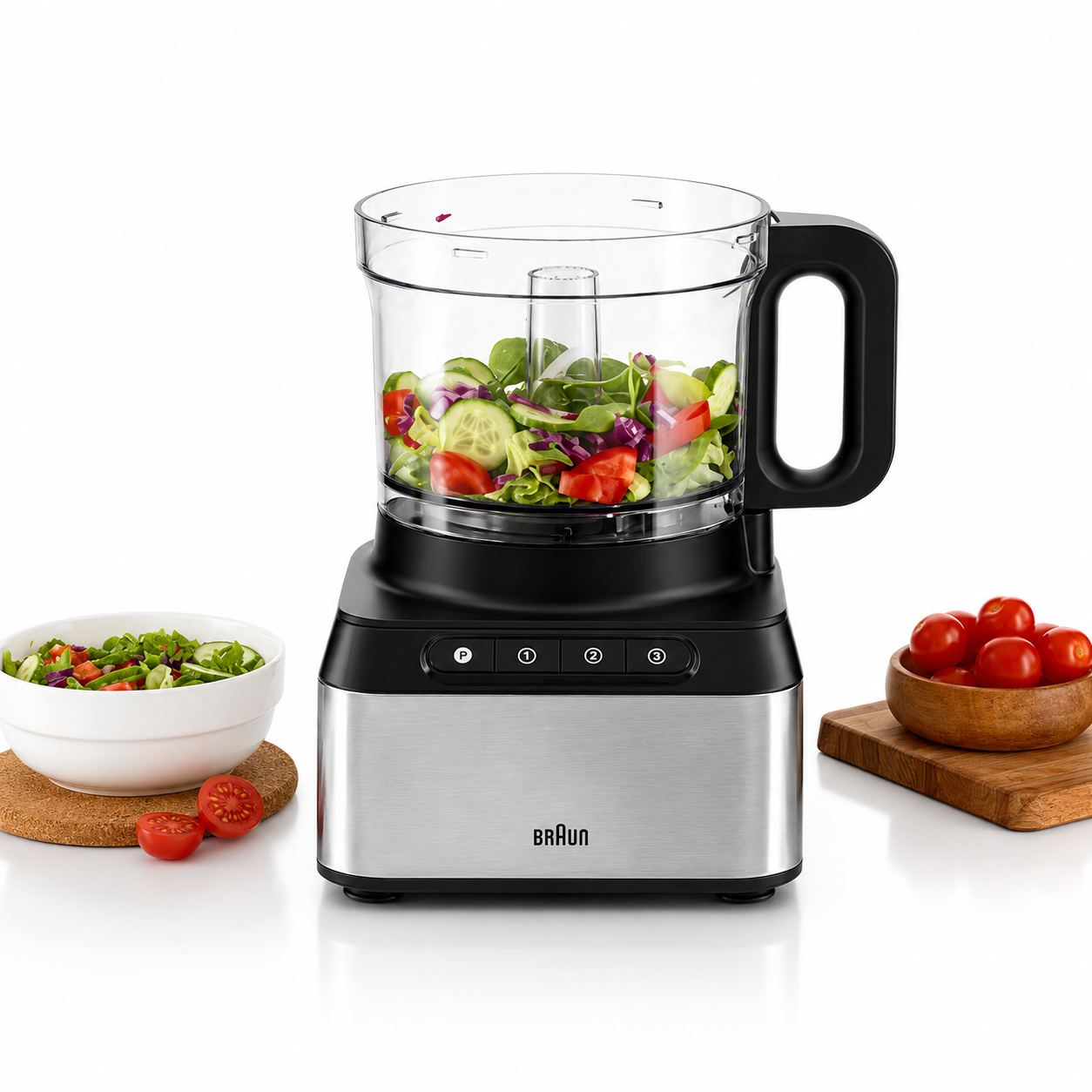 Braun Food Processor FP-3235, 12 In 1, Black
