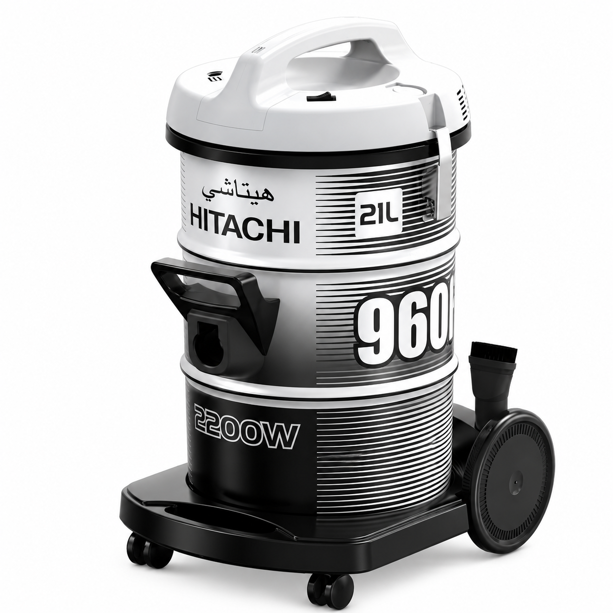 Hitachi Drum Vacuum Cleaner, 2200 Watt, CV-960F