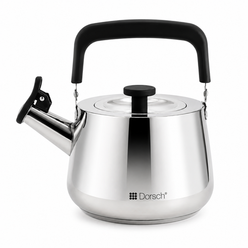 WHISTLING TEA KETTLE 2L DORSCH STAINLESS STEEL DH-02915