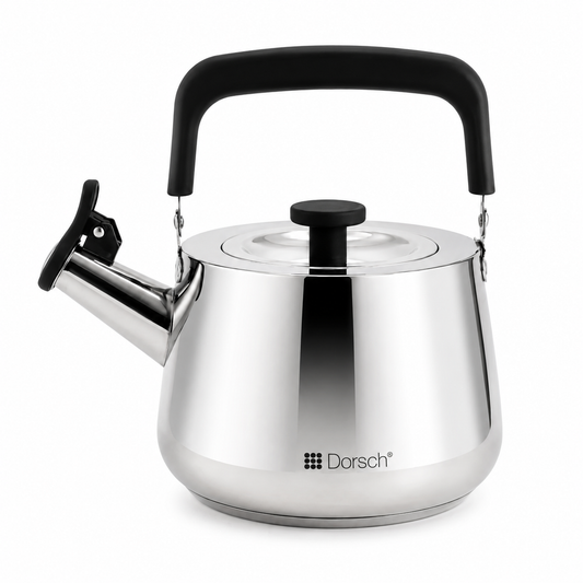 WHISTLING TEA KETTLE  DORSCH STAINLESS STEEL DH-02915