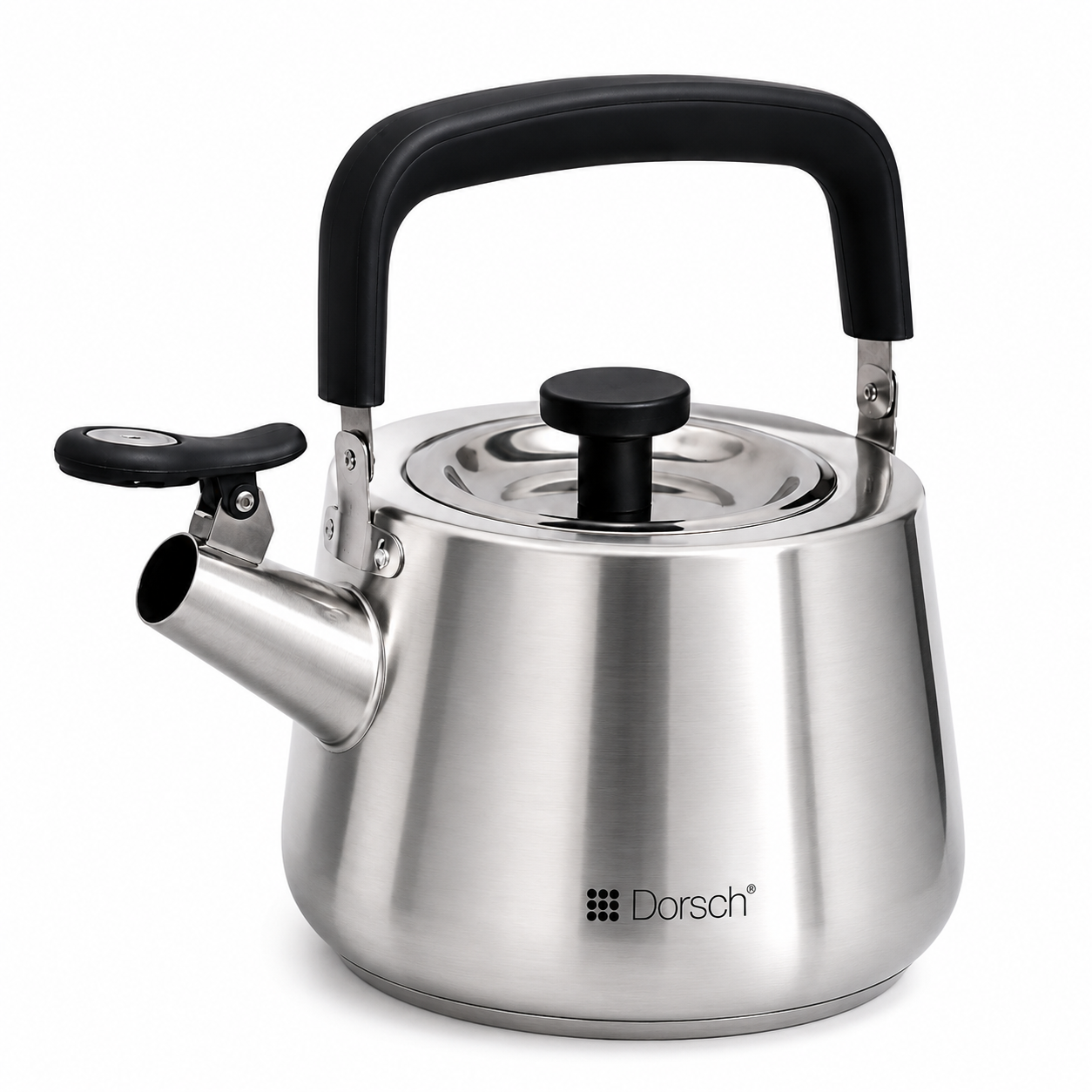 WHISTLING TEA KETTLE 2L DORSCH STAINLESS STEEL DH-02915