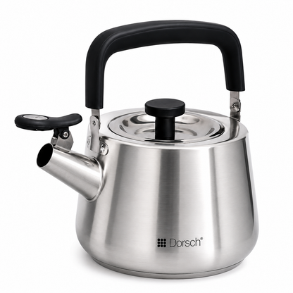 WHISTLING TEA KETTLE 2L DORSCH STAINLESS STEEL DH-02915