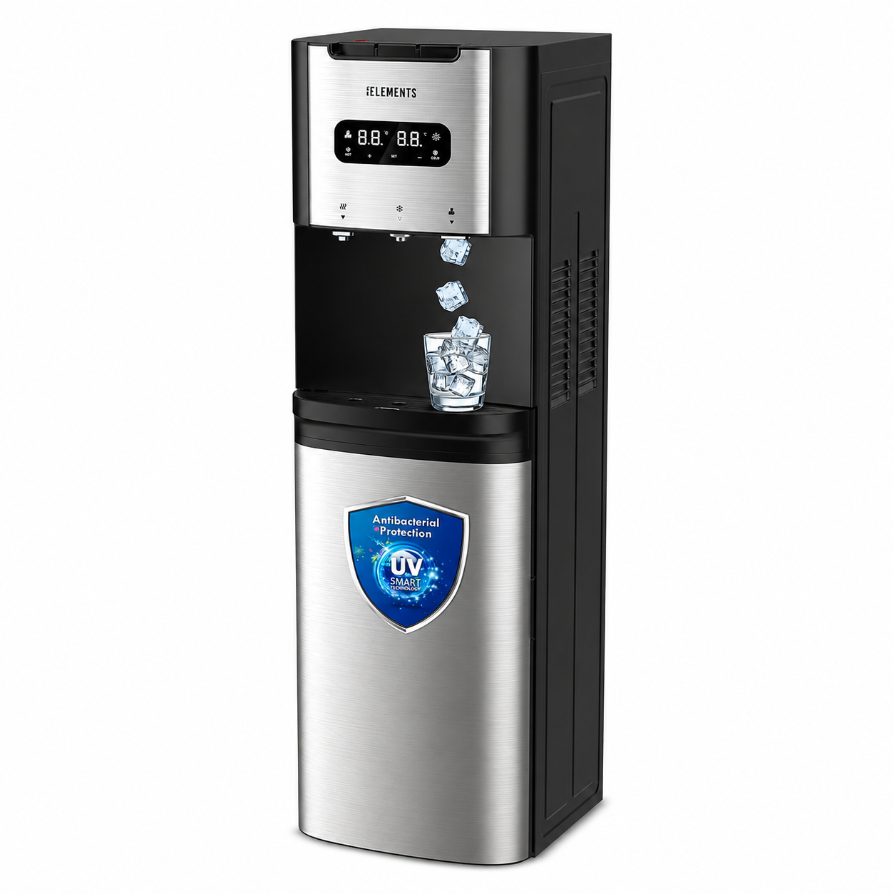 KB ELEMENTS Bottom-Load & Ice Maker Water Dispenser - Ice, (ELW103D-B)