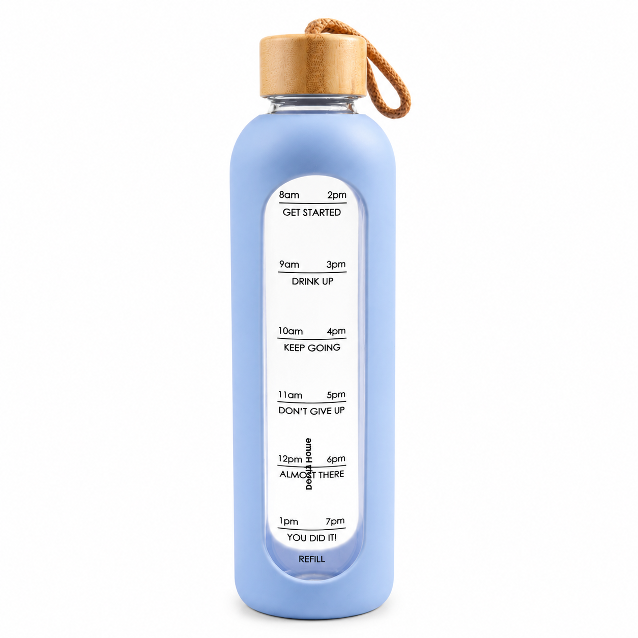 Glass Bottle with Silicone Sleeve