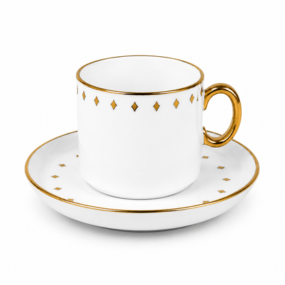 Elegant Coffee Cup & Saucer Set