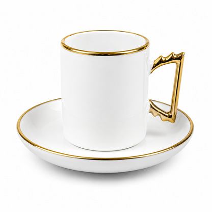 Prestige White & Gold Coffee Collection