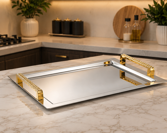 DORSCH Combi Gold 18/10 Stainless Serving Tray