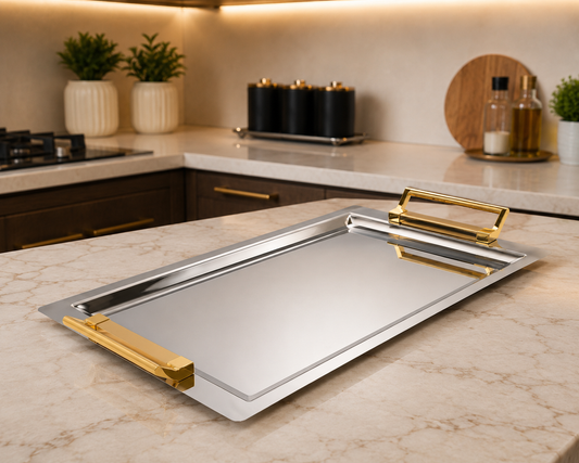 Dorsch Bench Gold 18/10 Stainless Tray | DH-03236