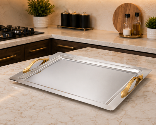 DORSCH Artisan Gold 18/10 Stainless Serving Tray