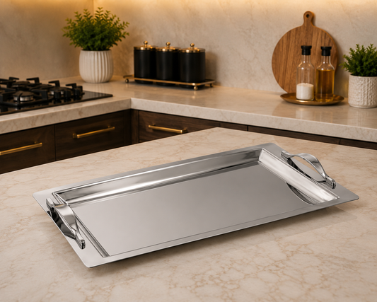 DORSCH Artisan Silver 18/10 Stainless Serving Tray