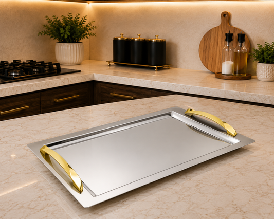 DORSCH Prestige Gold 18/10 Stainless Serving Tray