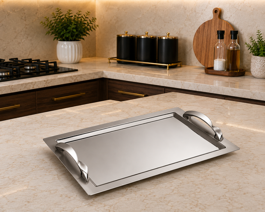 DORSCH Prestige Silver 18/10 Stainless Serving Tray