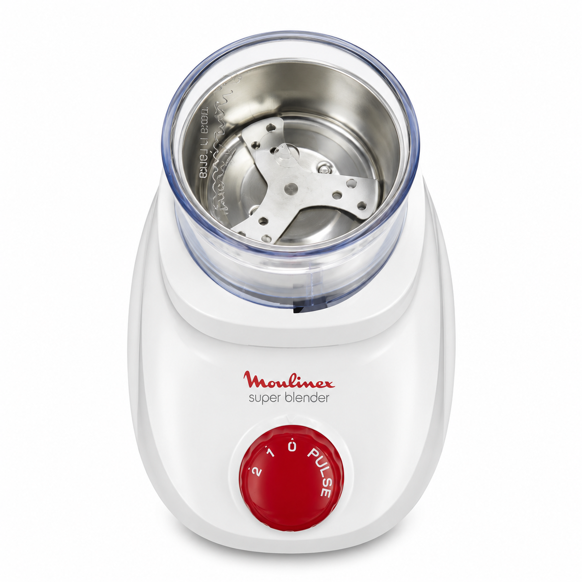 MOULINEX Blender | Super Blender 2 L Blender Smoothie Maker | Mixer |700 W | 2 Attachments | White/Black |  | LM207128