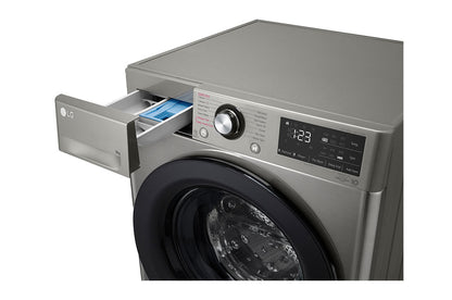 LG W ashing Machine 9kg F4R6VYGCP Silver