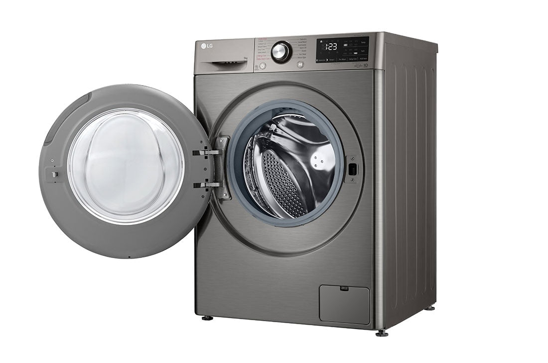 LG W ashing Machine 9kg F4R6VYGCP Silver