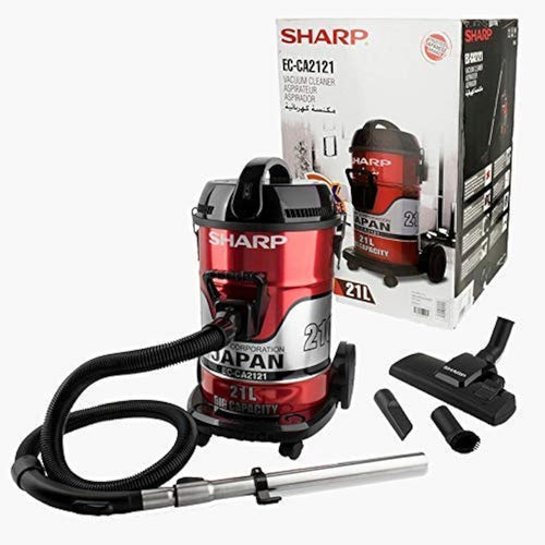 SHARP ECCA2121 2100W Bagless Vacuum Cleaner – Powerful Home Cleaning for Floors & Carpets