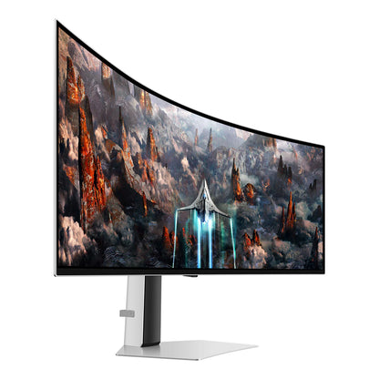 Samsung 49" Odyssey OLED G9 Curved Gaming Monitor - 0.03ms GTG Response, 240Hz Refresh Rate