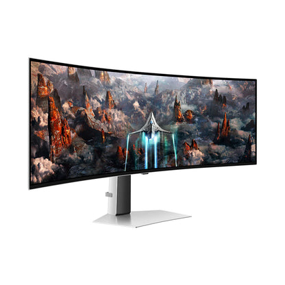 Samsung 49" Odyssey OLED G9 Curved Gaming Monitor - 0.03ms GTG Response, 240Hz Refresh Rate