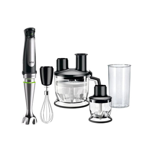 BRAUN 1.5L Food Processor, Whisk, Easy Smartspeed, Splashcontrol & Powerbell MULTI QUICK 7